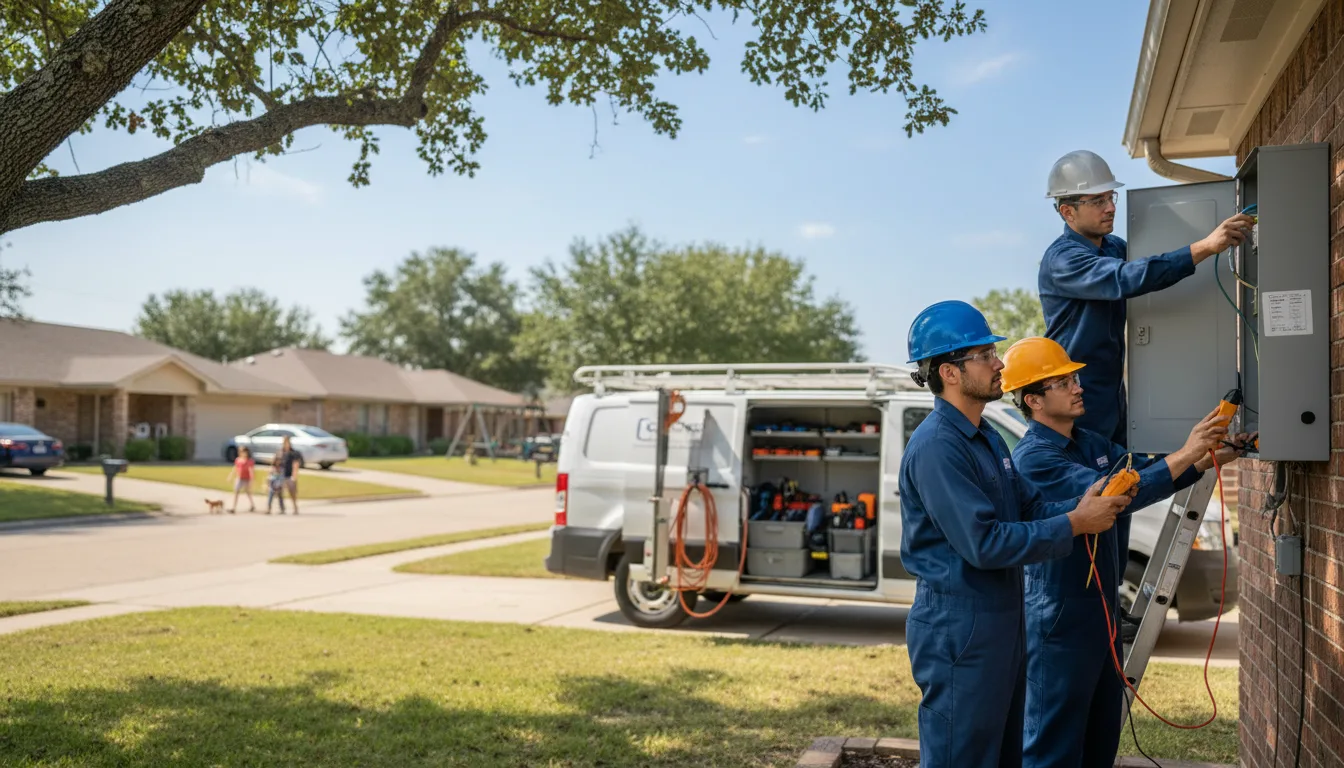 Certified electrician providing emergency electrical services in Lore City, OH